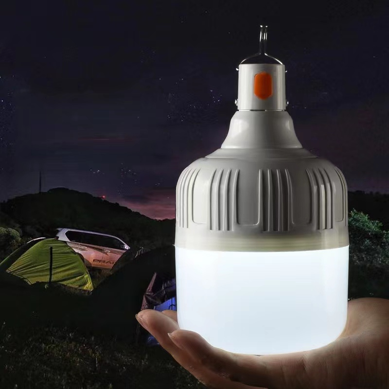 Factory USB Rechargeable Emergency Led Camping Lights 4800 Lumen Portable Led 20w Rechargeable Led Bulbs for Flea Market