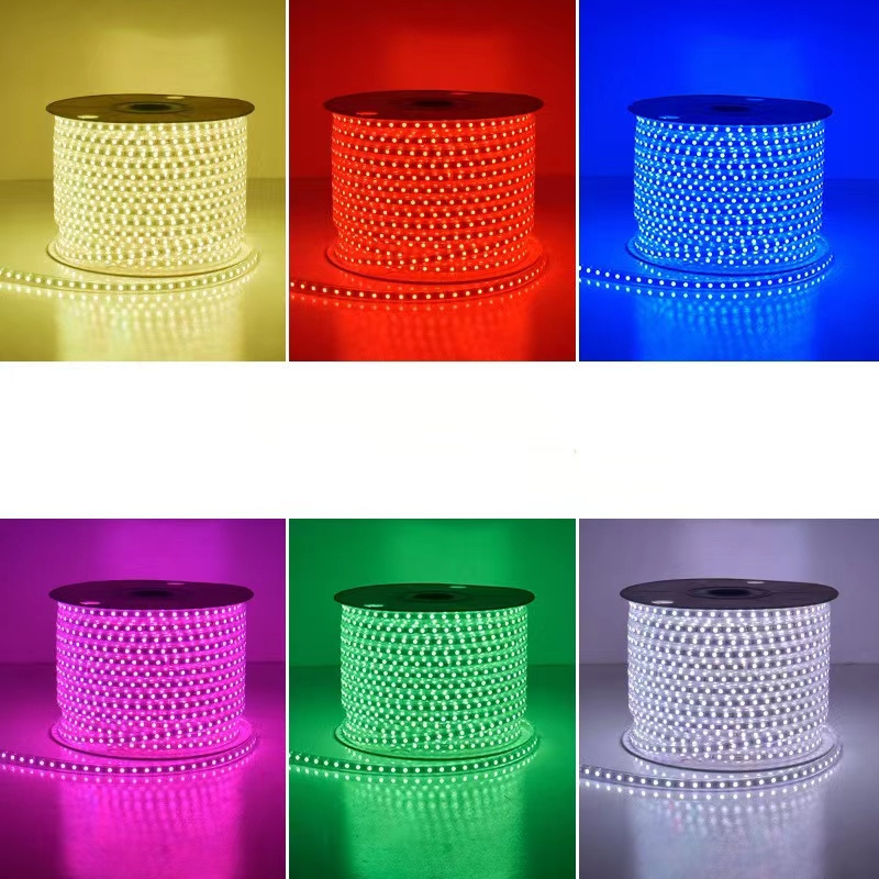 Custom 12V 1m 5m 10m 15m 20m SMD5050 RGB Waterproof IP65 Smart Led Strip Light Led TUYA/ RGB Luces Light Led