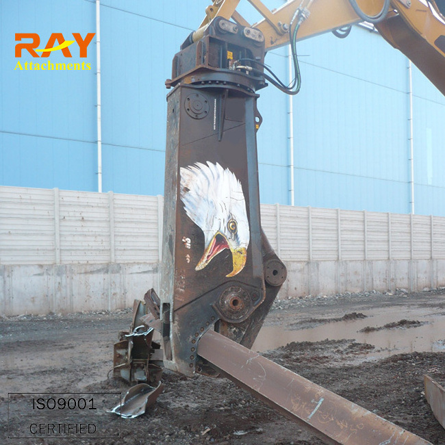 4-50 Ton Excavator Mounted Hydraulic Demolition Excavator Shears For Sale