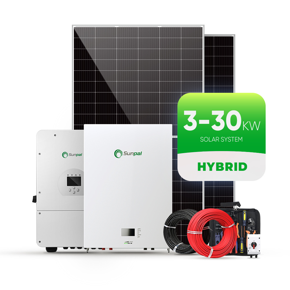 Sunpal High Quality 5KWATTS 8KWATTS 10KWATTS 12KWATTS Solar Panel 400 Watt Completely System