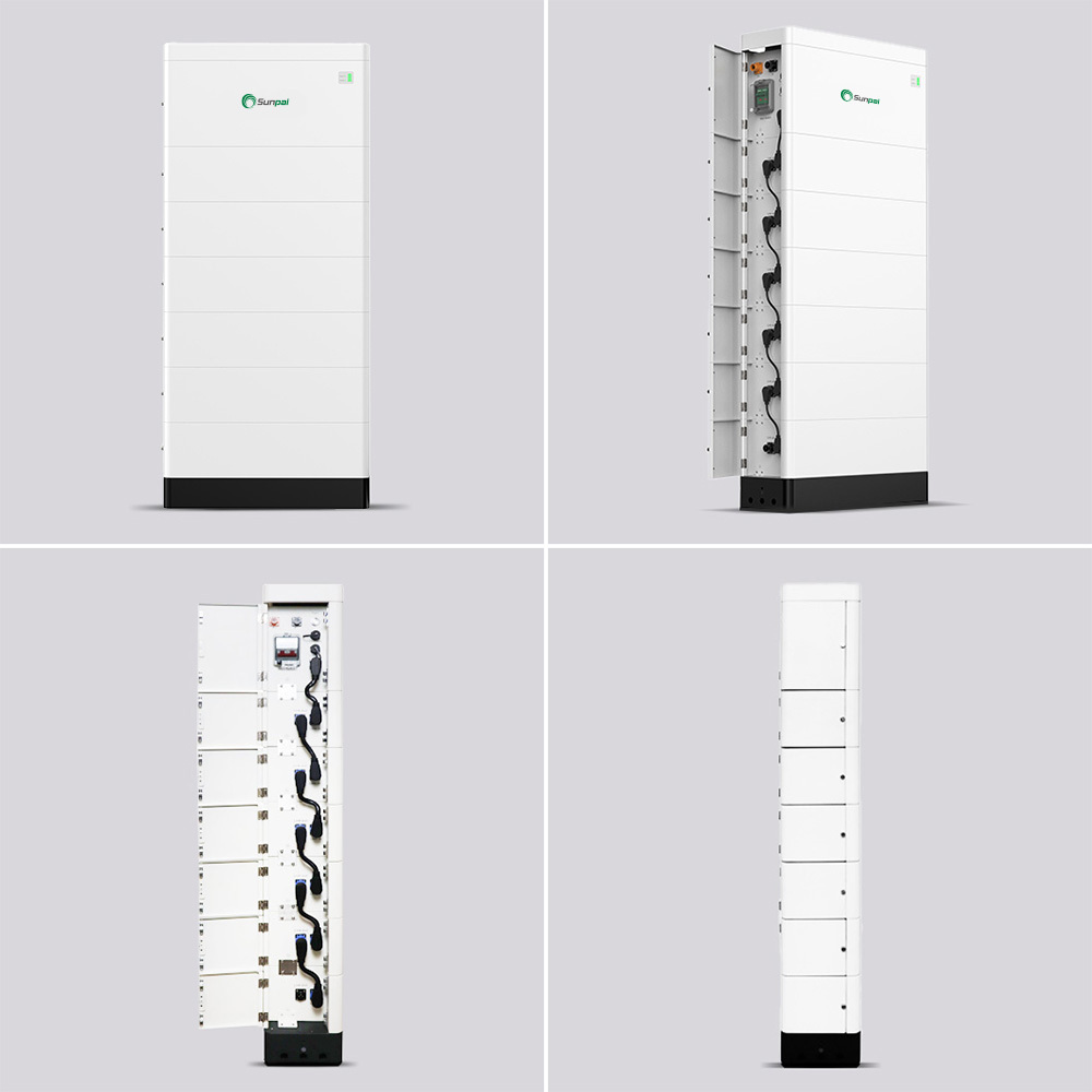 Sunpal High Voltage Lifepo4 Battery 5 10 20 30 kWh Solar Energy Battery Storage System With BMS In Stock