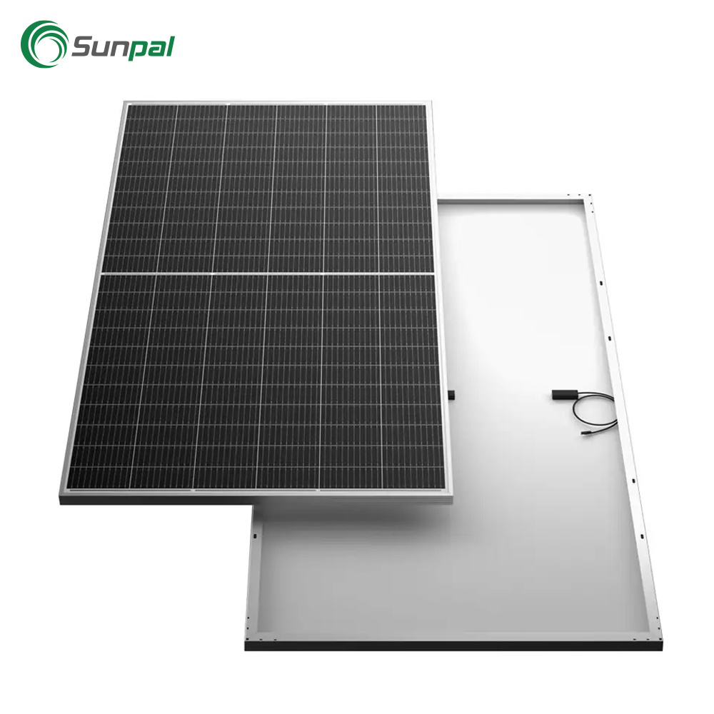 Sunpal N Type Bifacial Shingled Photovoltaic Solar Panels 500W 550W Monocrystalline Solar Panel Panneau Solaire Roof Tiles