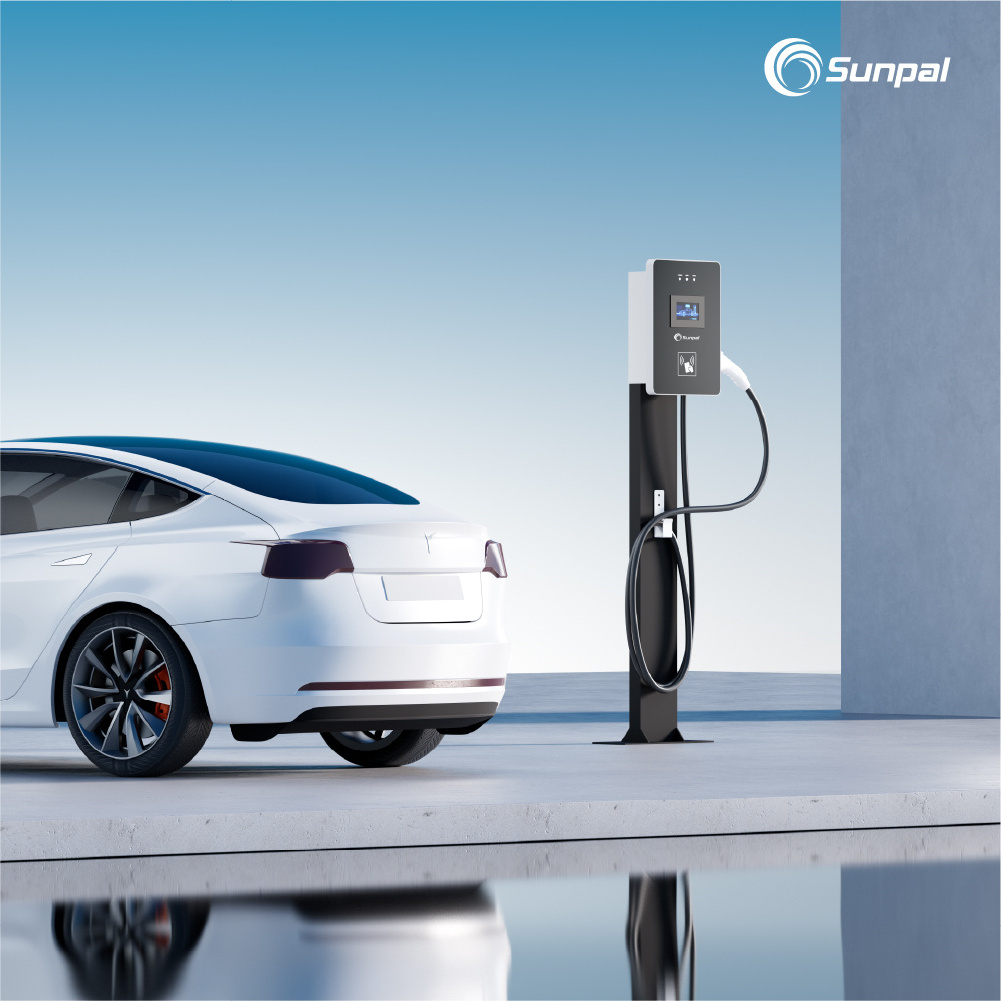 Sunpal Ev Car Charger Fast Charging Solar Gb/T Dc  11Kw 22Kw Ev Car Charger Electric Vehicle Charging Station