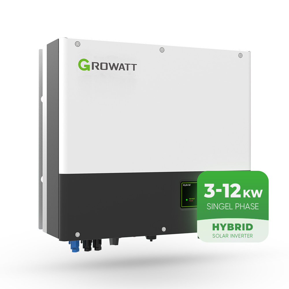 Growatt Sph Hybrid Solar Power Inverter Onduleur 5Kw 10Kw 15Kw 20Kw 3 Phase Mppt On Off Grid Solar Hybrid Inverter Price