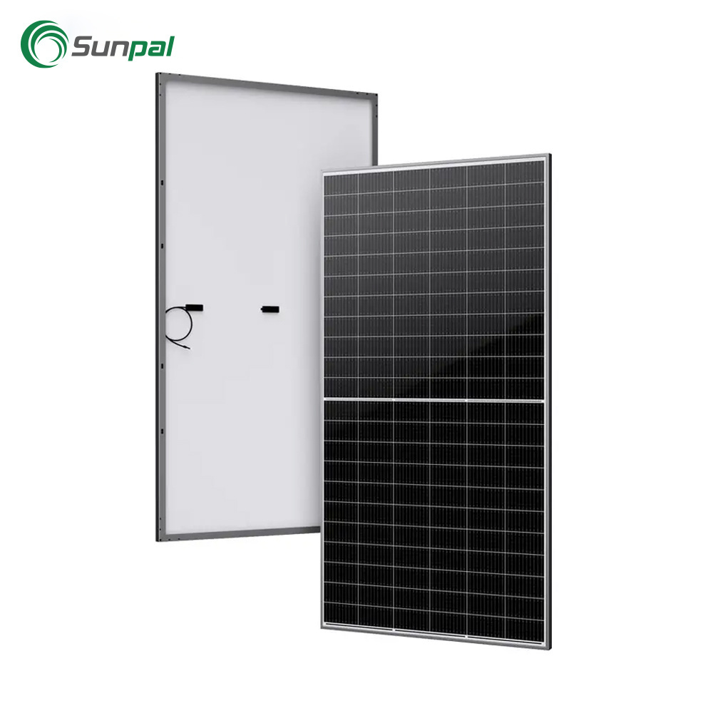 Sunpal N Type Bifacial Shingled Photovoltaic Solar Panels 500W 550W Monocrystalline Solar Panel Panneau Solaire Roof Tiles