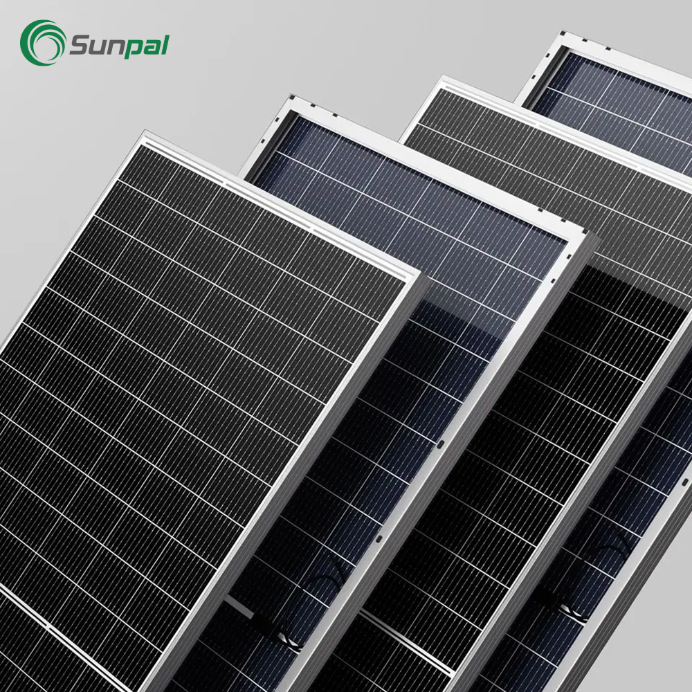 Sunpal N Type Bifacial Shingled Photovoltaic Solar Panels 500W 550W Monocrystalline Solar Panel Panneau Solaire Roof Tiles