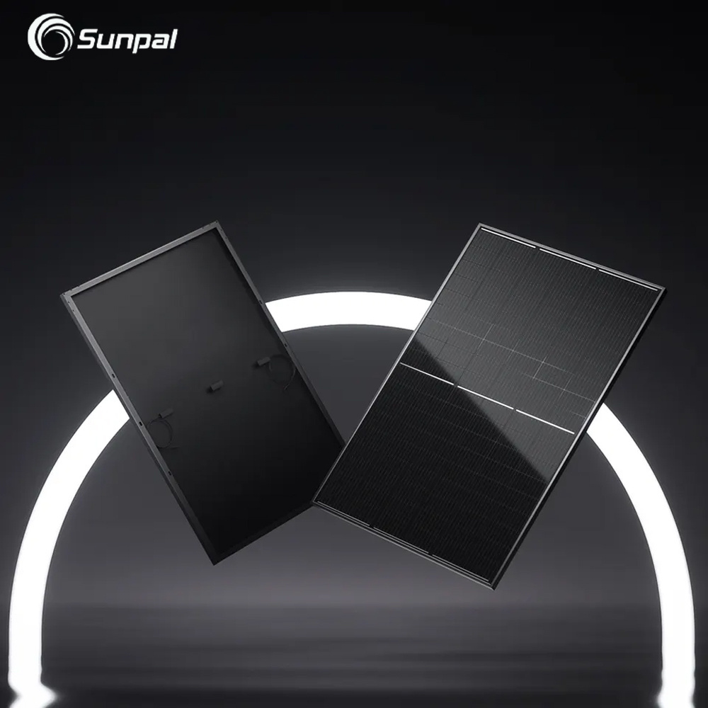 Sunpal Full Black Monocrystalline Solar Panel 400W 420W 450W Solar Panels Eu Warehouse Stock