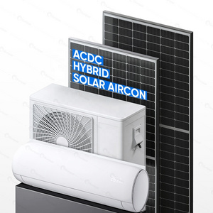 Malaysia 2Hp 1.5 Ton 18000Btu Ac Dc Hybrid Solar Power Air Conditioner Mini Split Unit For Restaurant