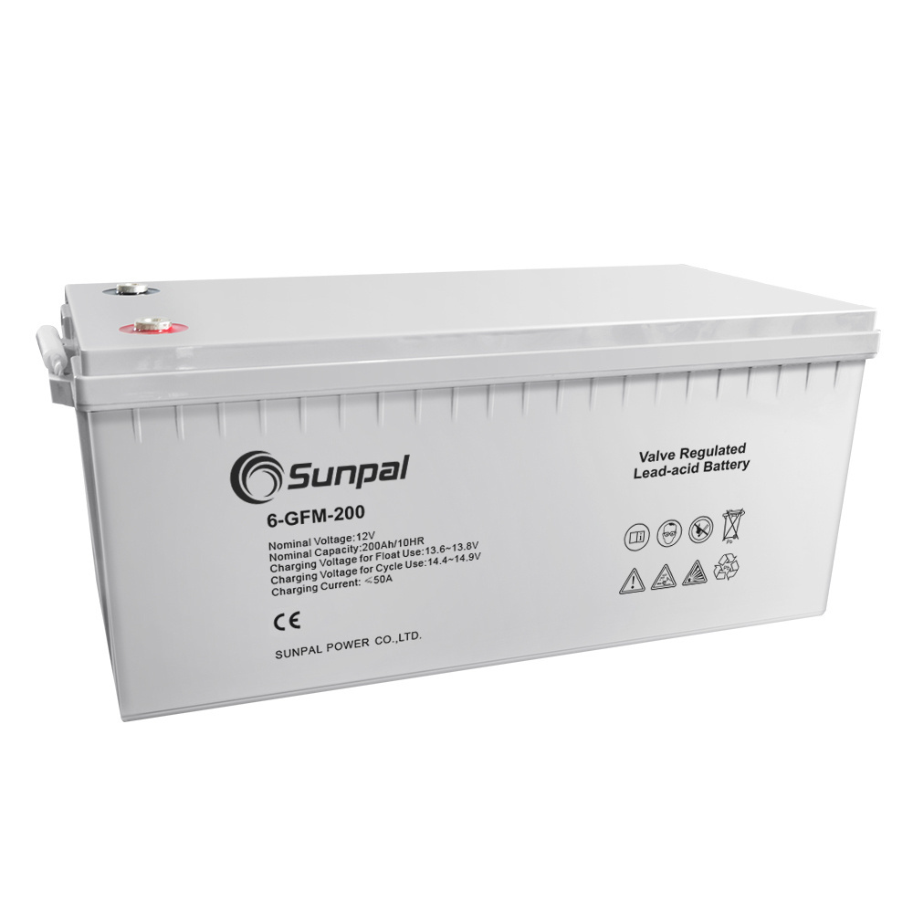 Vrla Solar Energy Storage Lead Acid Batteries 12V 100Ah 150Ah 200Ah 250Ah Bateria De Deep Cycle Tubular Battery