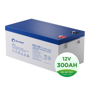 Sunpal Deep Cycle Solar Gel battery 12V 100Ah 200Ah 250Ah 300Ah Rechargeable Lead Acid Battery For Solar System