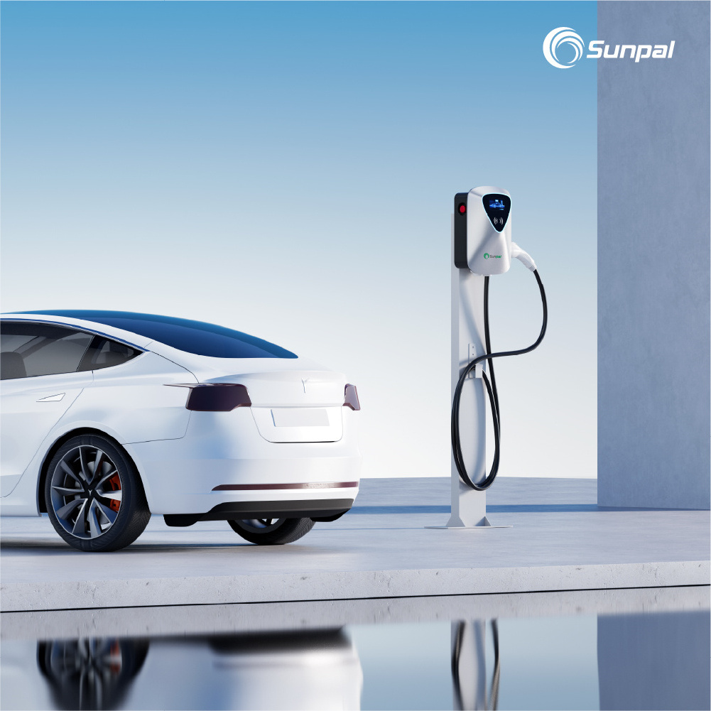 Sunpal Electrical Car AC Ev Charger 32A 11Kw Electric Vehicle Charging Station