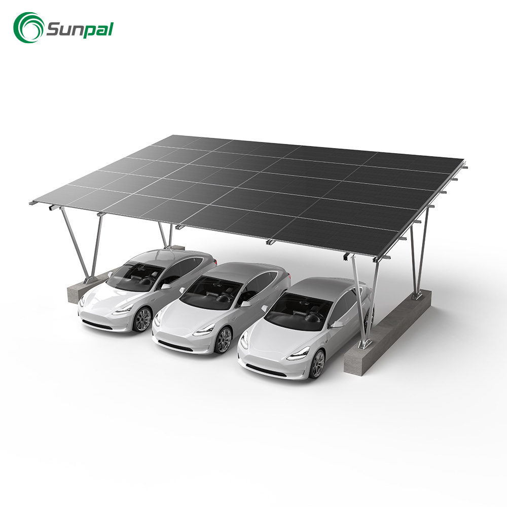 Sunpal Mounting System Solar Panel Mount Bracket Carport For Home Complete Kit