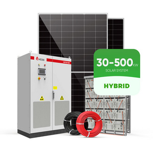 Complete Hybrid Solar Energy Storage System 20Kw 30Kw 50Kw 100Kw 150Kw 200Kw 1MW Off On Grid Solar System With Lithium Battery