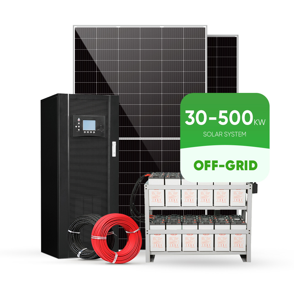 Sunpal 60 Kva Solar System Off Grid Solar Panel System Kit 60000 W Solar Generator