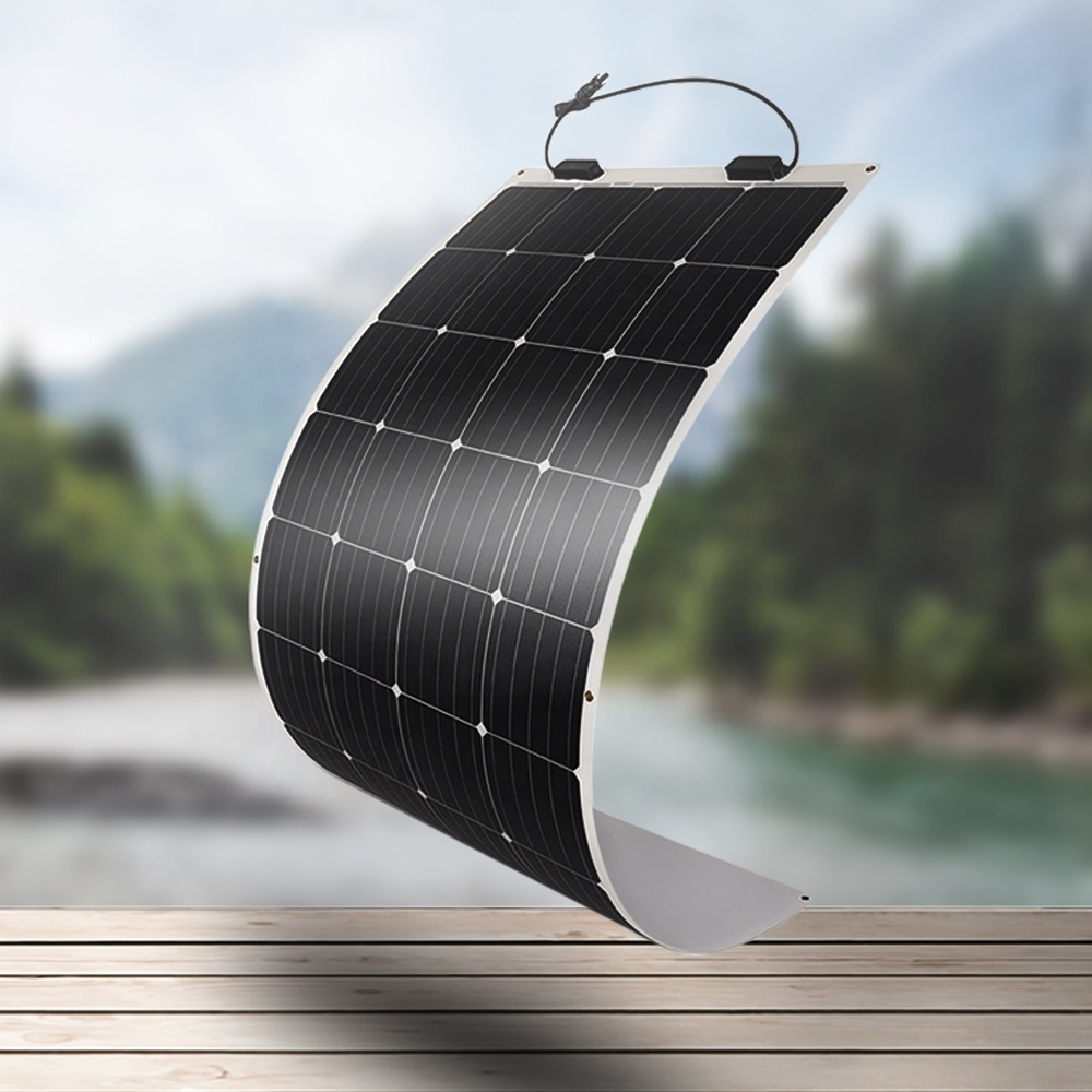 Sunpal ETFE Modern Flexibility Solar Panels 100W 250W Flexible Portatil Solar Panel For Boats Roof With Cables