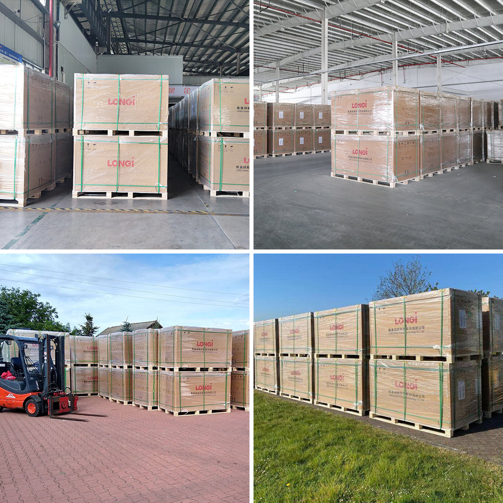 Panneaux Solaires Longi 410W 420W 540W Panou Longi 445W Longi 500W 550 Watts Solar Rotterdam