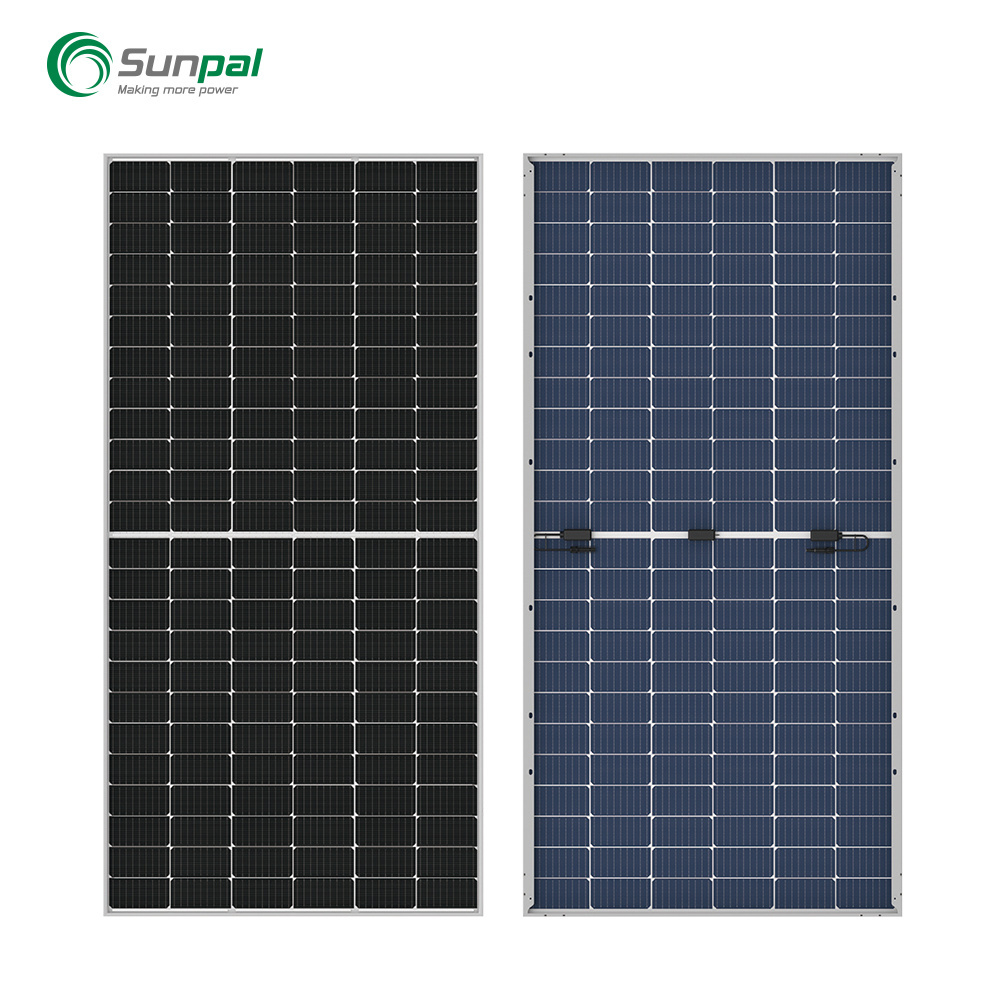 Sunpal Transparent Glass Solar Panel Price 400W 500W 550W 600W Monocrystalline Photovoltaic Solar Power PV Panels From China