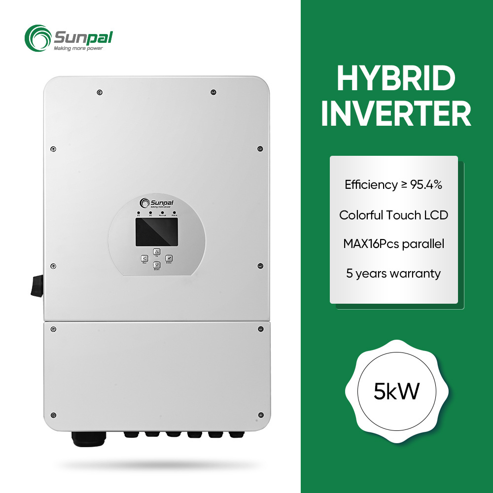 Sunpal Battery And Inverter Solar Energy System 5Kw 6Kw 10Kw Solar Kit Full Package