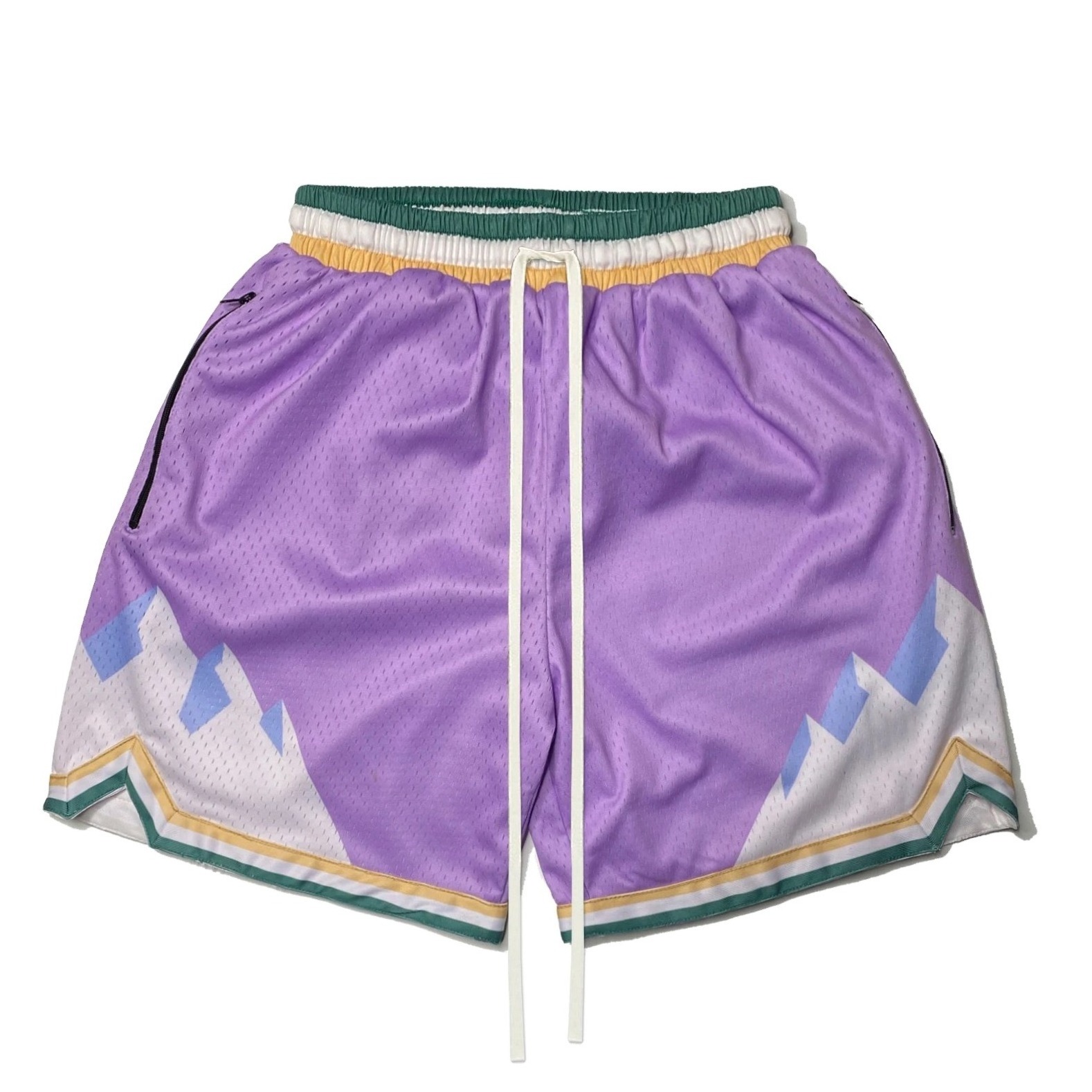 Baseball Shorts Wholesale Elastic Waist With Drawstring Athletic Comforts Unisex Shorts