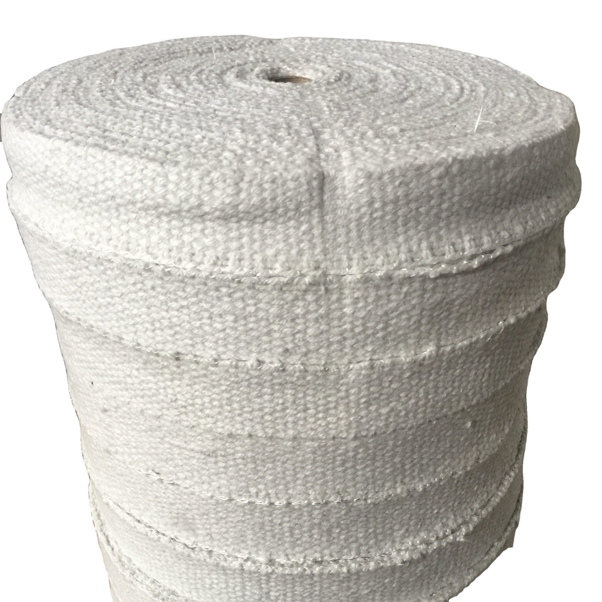 Manufacturer Fiberglass Wire Reinforced Insulating Ceramic Wool Fiber Tape For Industrial Kiln Seal