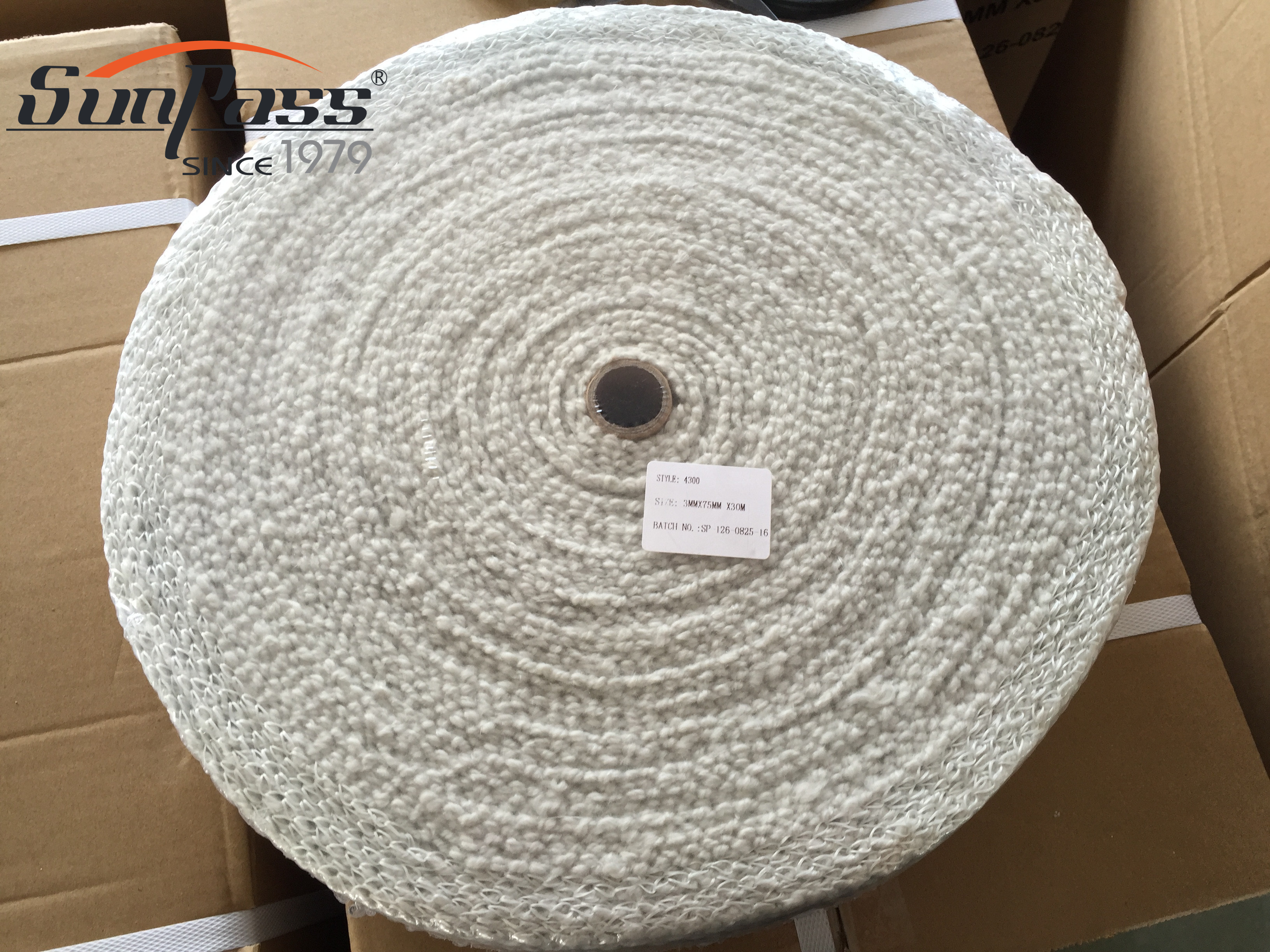 Excellent Thermal Insulation Ceramic Fiber Tape With SS Wire