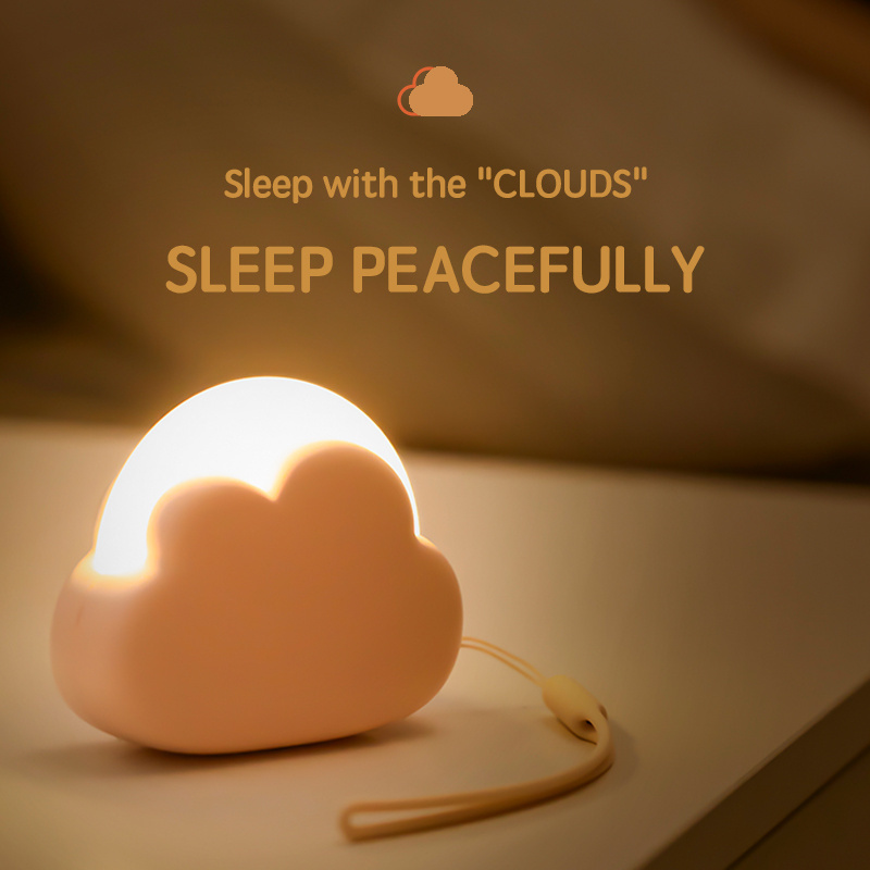 New products reasonable price small night light 1200 mAh built in battery smart night light sleep peacefully portable night lamp