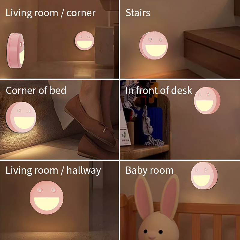 New Closet Staircase Pantry Kitchen Lighting Magnetic wall lamp AAA Battery Motion sensor Activated Led smart night Light