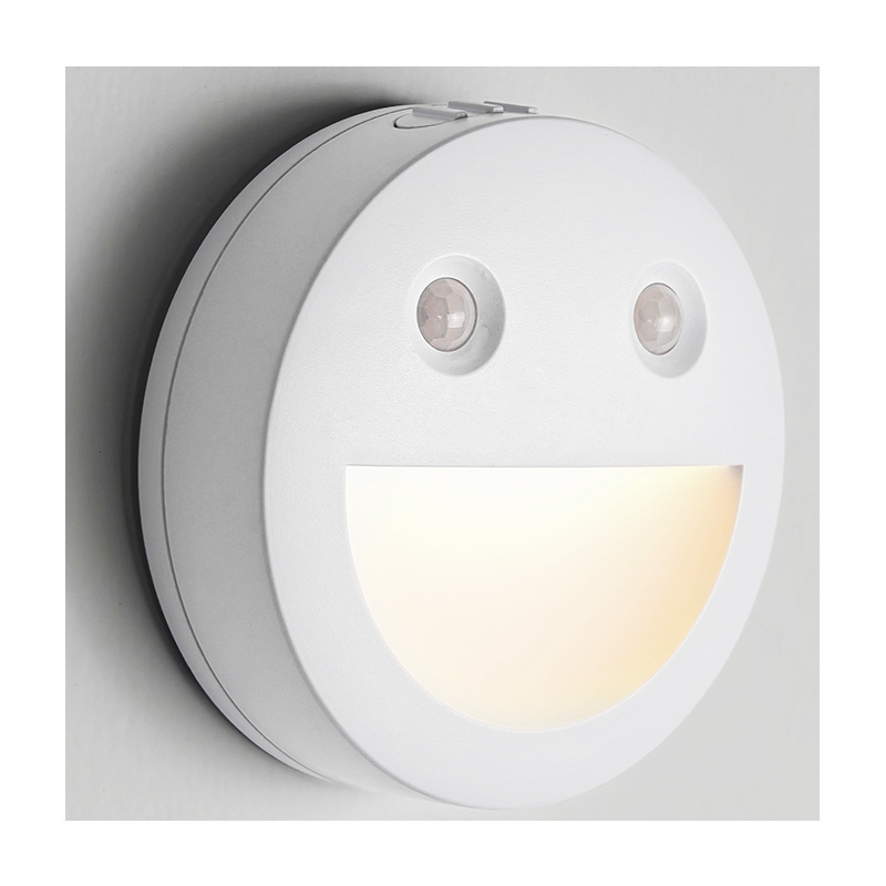 New Magnetic AAA battery Multi-functional 2 color dimmable auto sensor LED smart night light for children bedroom hallway toilet