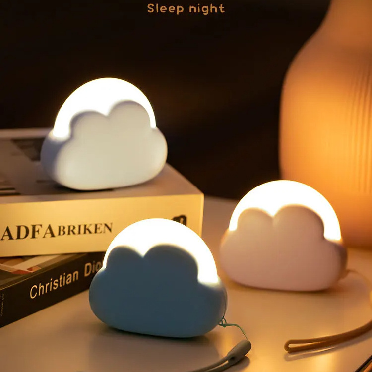 New products reasonable price small night light 1200 mAh built in battery smart night light sleep peacefully portable night lamp