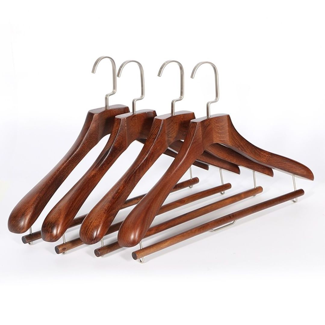 Supplier Wholesale Color Wooden Hanger, Suit Hangers For Clothes