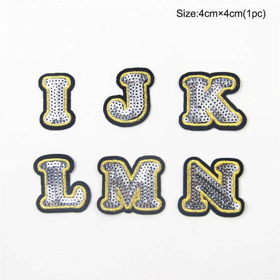 custom cheap colorful iron on sequin patch for garment