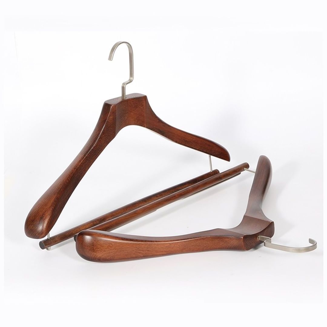 Supplier Wholesale Color Wooden Hanger, Suit Hangers For Clothes