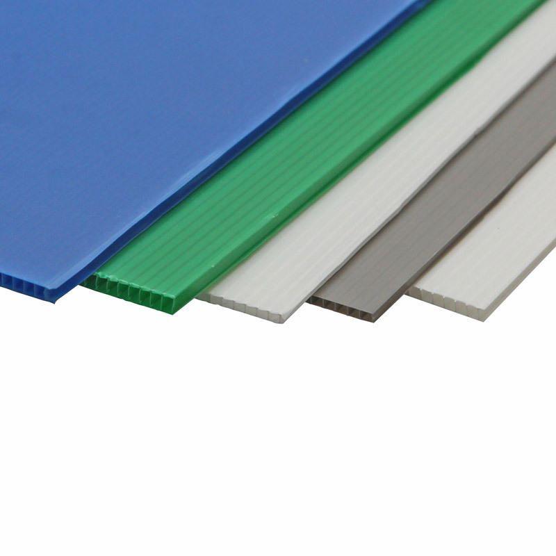 Blue PP Corrugated sheet for package box