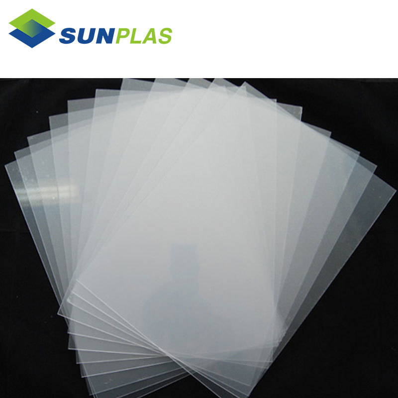 transparent 1mm pvc plastic sheet