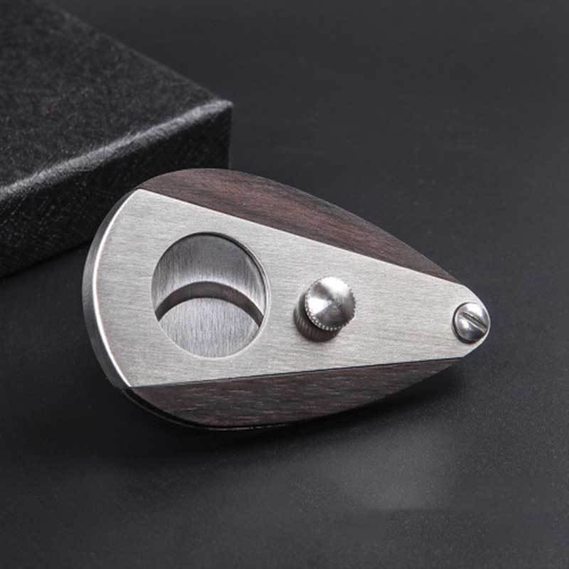 Manufacturer Small Designer Engraved Office Luxury Table Custom Wooden Stainless Cutter Cigar