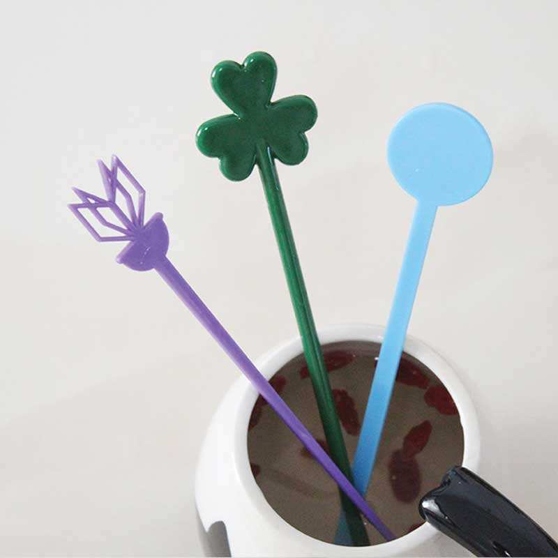 High Quality Eco Friendly Wedding Decoration Logo Personalized Drink Plastic Customized Cocktail Stirrers