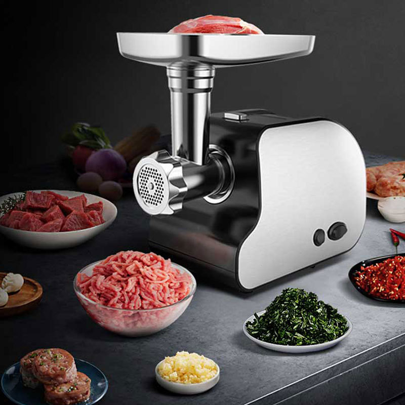 Powerful Multifunction Italian Kitchen Expert Automatic Mincer Metal Meat Mixer Grinder