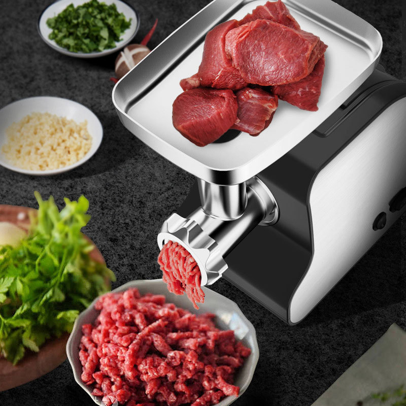 Powerful Multifunction Italian Kitchen Expert Automatic Mincer Metal Meat Mixer Grinder