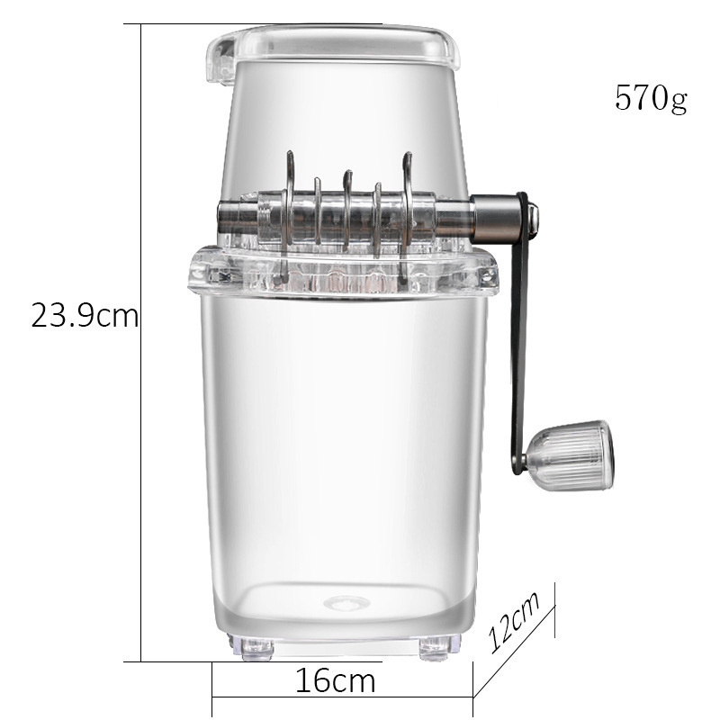 High Selling 2 Liter Snow Making Gola Mixer Machine Dispenser Ice Crusher Industrial