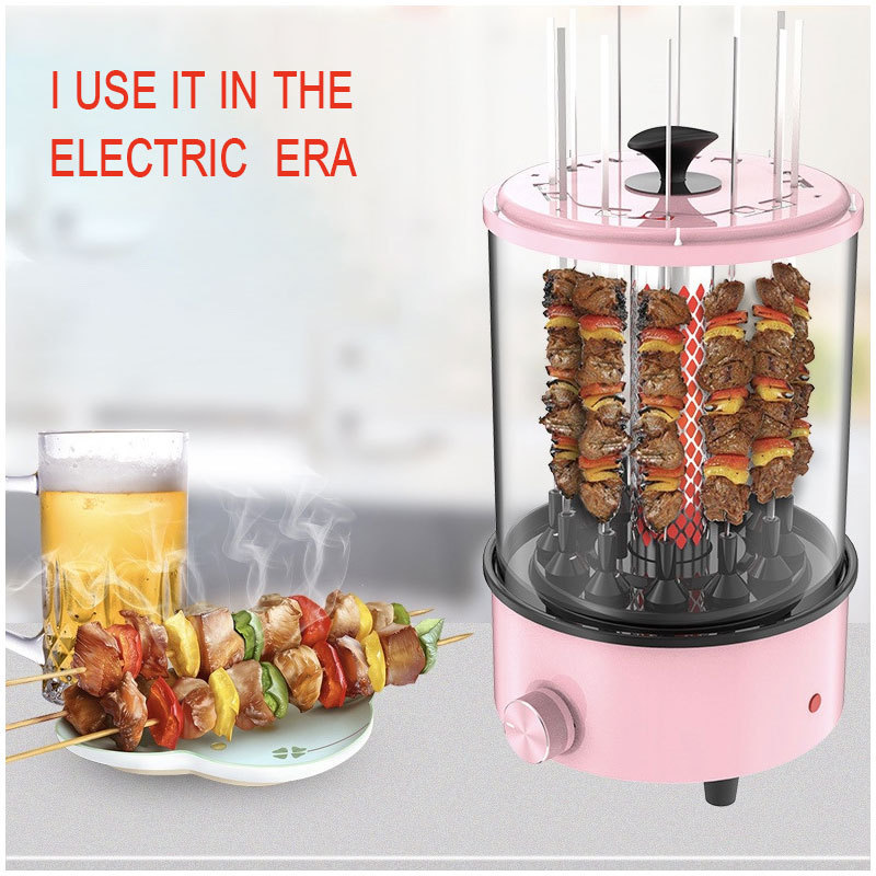 Best Selling Single Rotator Kebab Horizontal Auto Skewers Bbg Meat Electrical Vertical Rotating Grill