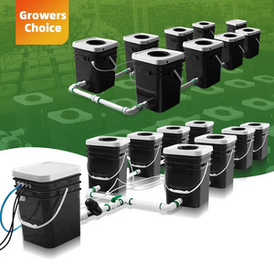 2024 New Mist Culture RDWC DWC Dutch Bucket Hydroponics Grow Aeroponics System Kit Indoor Hydroponic Bucket System