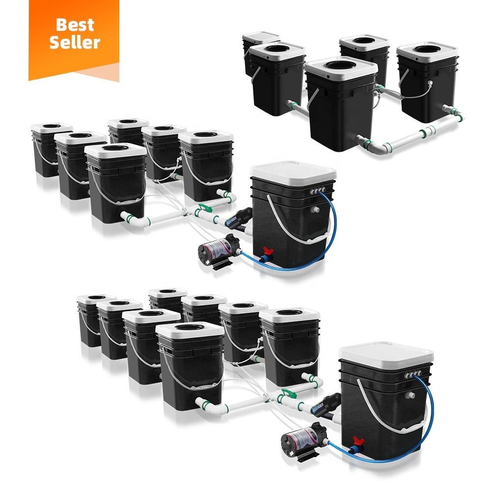 2024 New Mist Culture RDWC DWC Dutch Bucket Hydroponics Grow Aeroponics System Kit Indoor Hydroponic Bucket System