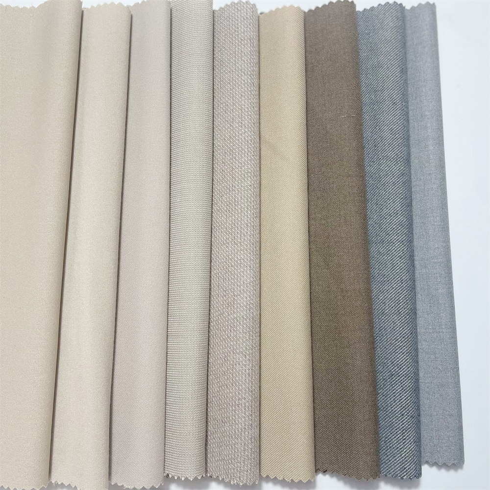 Sunplustex high quality 4 way stretch polyester viscose elastane fabric for trousers suits