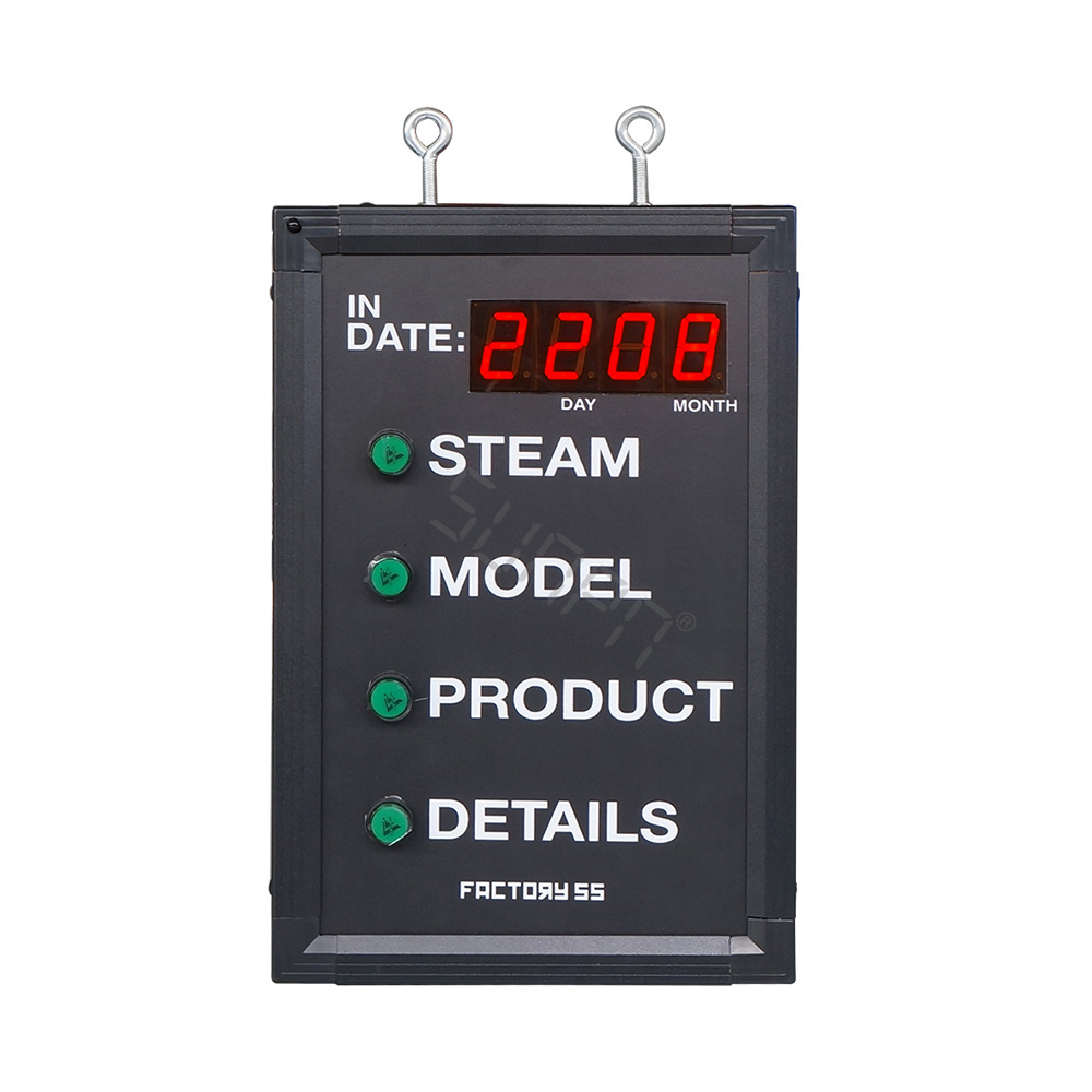 led production monitoring board electronic led display for production management