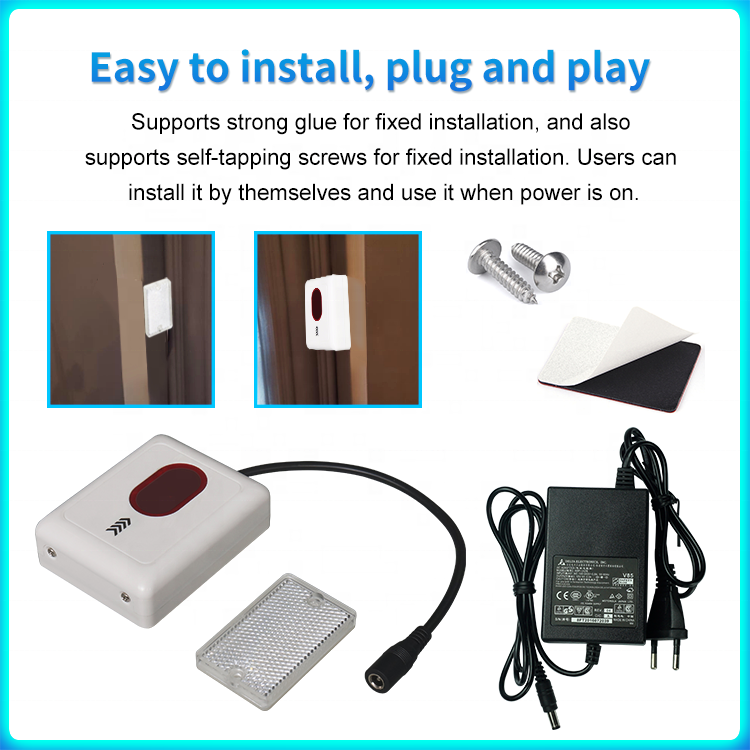 20m detection distance two-way wireless infrared people counting sensor people counter