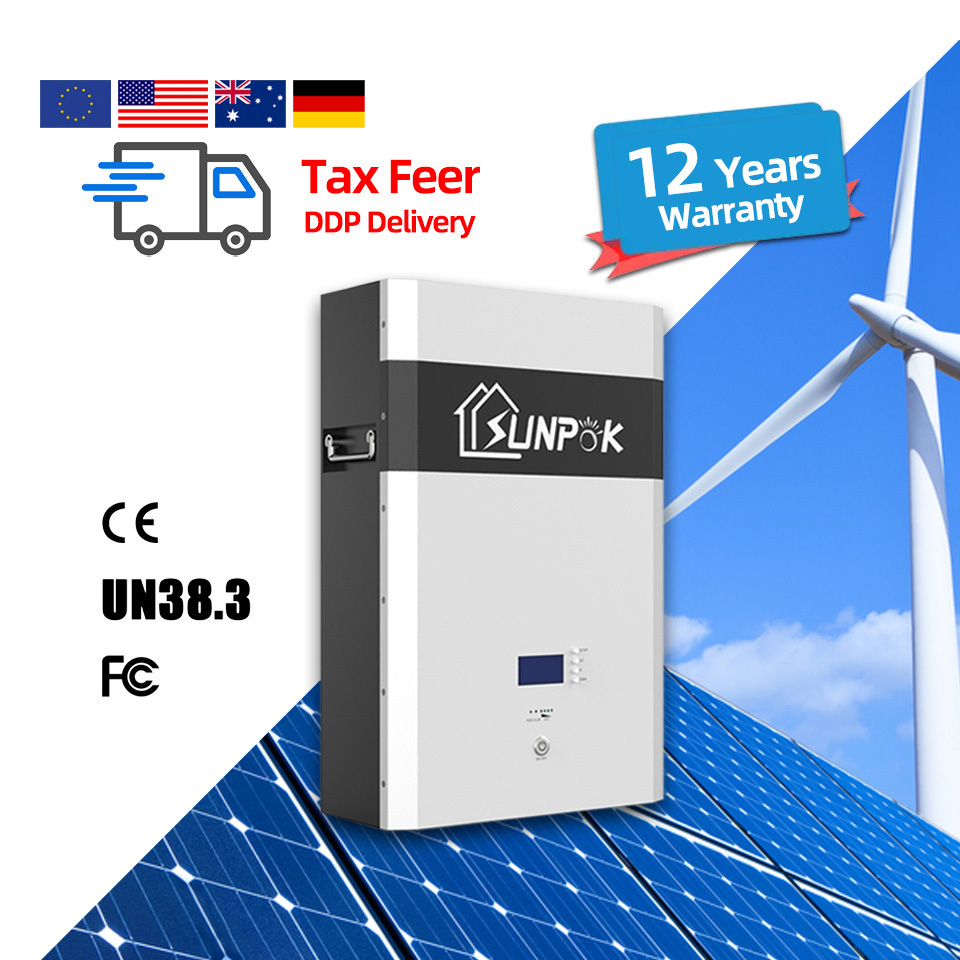 Sunpok energy 30 kw 20 kwh 15 kw lithium battery 200ah 48v solar packs lifepo4 inverter photovoltaic guangdong battery