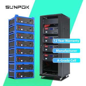 SUNPOK 48V 500ah 1000ah batterie solar 25 kwh 50 kwh 25kwh 50kwh energy storage battery for solar Wind-solar hybrid system