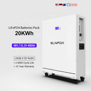 48v lifepo4 battery pack 200ah 300ah 400ah 15kwh 20kwh bateria solar energy storage lithium ion akku batteries