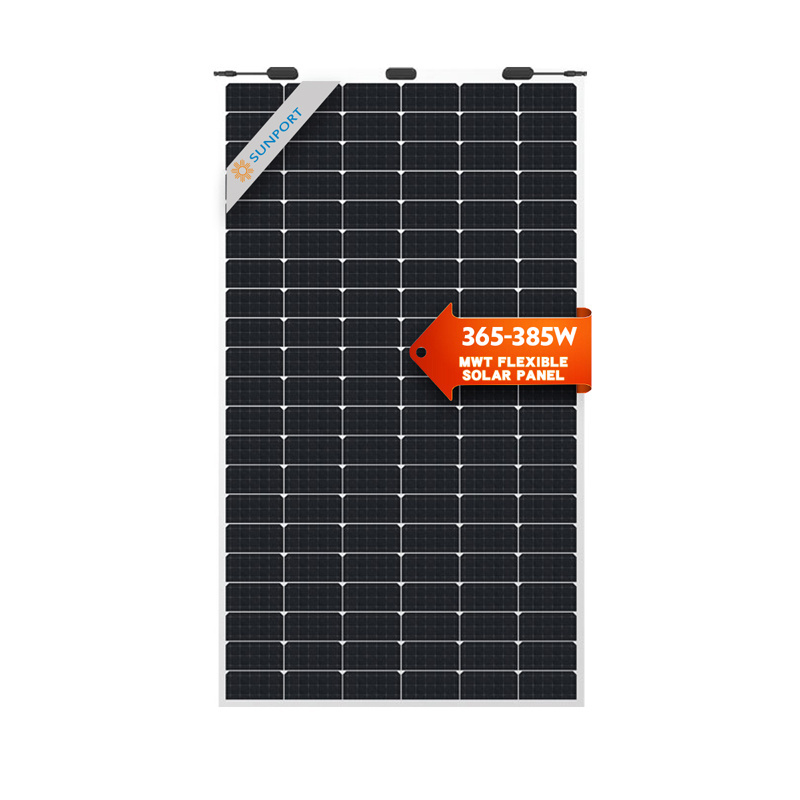 Sunport Power MWT Flexible 365W-385W Soler Panel Wholesale Solar Mono Flexible Solar Panels 500w Factory Direct Price