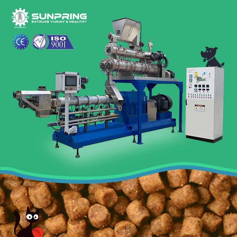 SunPring dog pet food feed making machine dog pet food machine dog feed product line